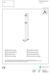 Pressalit Care R9431 Instrucciones De Montaje