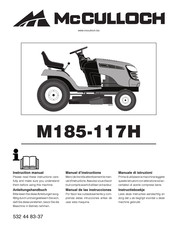 McCulloch M185-117H Manual De Las Instrucciones