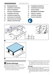 Bosch PKF645B17E/03 Instrucciones De Montaje