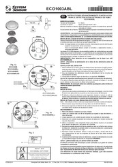 System Sensor ECO1003ABL Instrucciones De Mantenimiento E Instalación