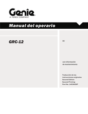 Genie GRC-12 Manual Del Operario