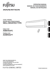 Fujitsu ASBA30JFC Manual De Funcionamiento