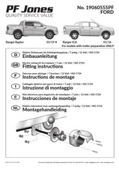 PF Jones 19060555PF Instrucciones De Montaje