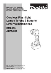 Makita ADML815 Manual De Instrucciones