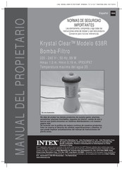 Intex Krystal Clear 638R Manual Del Propietário
