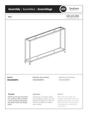 Southern Enterprises CM165600TX Instrucciones De Asamblea