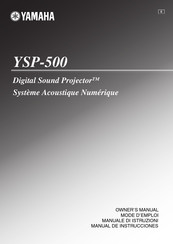 Yamaha YSP-500 Manual De Instrucciones