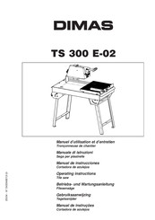 Dimas TS 300 E-02 Manual De Instrucciones