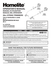 Homelite UT33651 Manual Del Operador