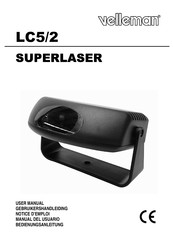 Velleman SUPERLASER Manual Del Usuario