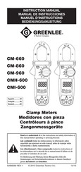 Greenlee CM-660 Manual De Instrucciones