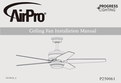 Progress Lighting AirPro P250061 Manual De Instalación