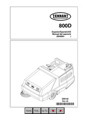 Tennant 800D Manual De Instrucciones