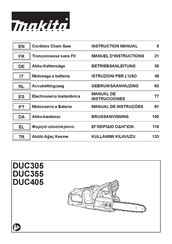 Makita DUC355PT2 Manual De Instrucciones