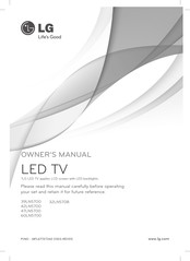 LG 47LN5700UHOM Manual Del Propietário