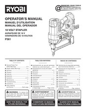 Ryobi P361 Manual Del Operador