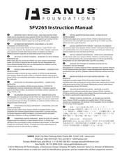 Sanus Foundations SFV265 Manual De Instrucciones