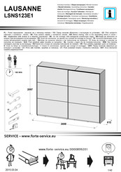 Forte LAUSANNE LSNS123E1 Instrucciones De Montaje