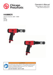 Chicago Pneumatic CP7160 Manual Del Operador