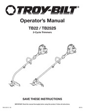 Troy-Bilt TB252S Manual Del Operador