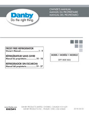 Danby DFF180E1BSS Manual Del Propietário