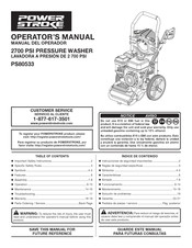 Power Stroke PS80533 Manual Del Operador