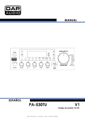 DAP Audio PA-530TU Manual