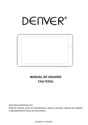 Denver TAQ-70363L Manual De Usuario