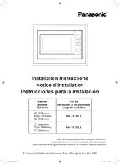 Panasonic NN-TK73LS Instrucciones Para La Instalación