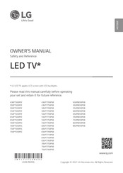 LG 65UP7710PSB Manual Del Propietário