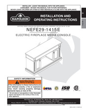 Napoleon NEFP29-1415E Instrucciones De Instalación Y Funcionamiento