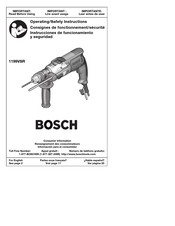 Bosch 1199VSR Instrucciones De Funcionamiento Y Seguridad