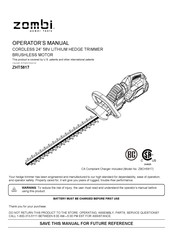 Zombi ZHT5817 Manual Del Operador