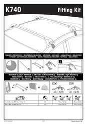 Yakima K740 Instrucciones De Montaje