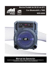 Sound Pro NDS-8009 Manual De Operación
