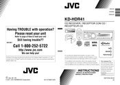 JVC KD-HDR41 Manual De Instrucciones