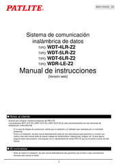 PATLITE WDT-5LR-Z2 Manual De Instrucciones