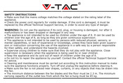 V-TAC VT-6055-3 Manual De Instrucciones