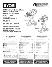 Ryobi PBLCK01K Manual Del Operador