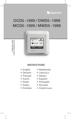 ELEKTRA OWD5-1999 Instrucciones