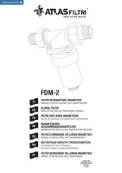 Atlas Filtri FDM-2 Manual De Instalación, Uso Y Mantenimiento