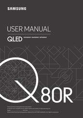 Samsung QN75Q80RAF Manual Del Usuario