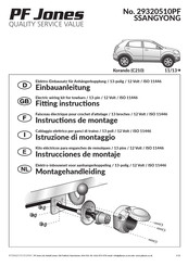 PF Jones 29320510PF Instrucciones De Montaje