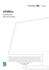 View Sonic ColorPro VP3881a Guia Del Usuario