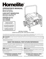 Homelite HG5022P Serie Manual Del Operador