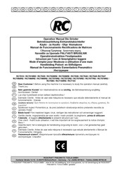 RC 7015RE Manual De Funcionamiento