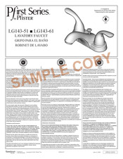 Pfister Pfirst Serie Manual De Instrucciones
