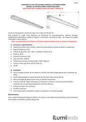 Ilumileds ILUSTANKA2X18WW Manual De Instrucciones Y Especificaciones