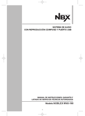 Noblex NBX MNX-190 Manual De Instrucciones