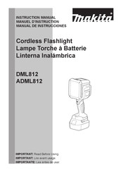 Makita ADML812 Manual De Instrucciones